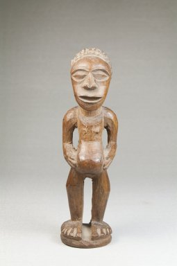 Songye. <em>Figure of a Standing Female</em>, late 19th or early 20th century. Wood, 6 x 1 3/4 x 2 in. (15.2 x 4.4 x 5.1 cm). Brooklyn Museum, Museum Expedition 1922, Robert B. Woodward Memorial Fund, 22.1432. Creative Commons-BY (Photo: Brooklyn Museum, CUR.22.1432_front_PS5.jpg)