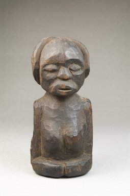 Songye. <em>Half Figure</em>, late 19th or early 20th century. Wood, 5 1/4 x 2 1/2 x 2 in. (13.3 x 6.4 x 5.1 cm). Brooklyn Museum, Museum Expedition 1922, Robert B. Woodward Memorial Fund, 22.1435. Creative Commons-BY (Photo: Brooklyn Museum, CUR.22.1435_front_PS5.jpg)