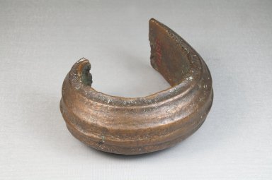  <em>Anklet or Bracelet</em>, before 1922. Copper, 3 9/16 x 4 5/16 in. (9 x 11 cm). Brooklyn Museum, Museum Expedition 1922, Robert B. Woodward Memorial Fund, 22.1513. Creative Commons-BY (Photo: Brooklyn Museum, CUR.22.1513_front_PS5.jpg)