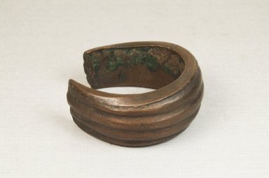  <em>Bracelet</em>, before 1922. Copper, 1 1/8 x 2 3/16 in. (2.8 x 5.5 cm). Brooklyn Museum, Museum Expedition 1922, Robert B. Woodward Memorial Fund, 22.1538. Creative Commons-BY (Photo: Brooklyn Museum, CUR.22.1538_front_PS5.jpg)
