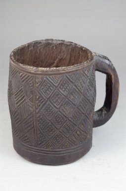 Kuba. <em>Cup</em>, early 20th century. Wood, 4 5/16 x 3 7/8 in. (11 x 9.8 cm). Brooklyn Museum, Museum Expedition 1922, Robert B. Woodward Memorial Fund, 22.157. Creative Commons-BY (Photo: Brooklyn Museum, CUR.22.157_front_PS5.jpg)