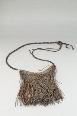  <em>Small Apron</em>, before 1922. Leather, fiber, 3 15/16 x 14 9/16 in. (10 x 37 cm). Brooklyn Museum, Museum Expedition 1922, Robert B. Woodward Memorial Fund, 22.1640. Creative Commons-BY (Photo: Brooklyn Museum, CUR.22.1640_front_PS5.jpg)