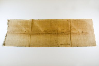  <em>Raffia Cloth</em>, 19th century. Raffia, 42 1/2 x 14 in. Brooklyn Museum, Museum Expedition 1922, Robert B. Woodward Memorial Fund, 22.1659. Creative Commons-BY (Photo: Brooklyn Museum, CUR.22.1659_top_PS5.jpg)