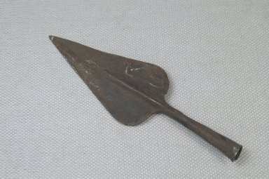  <em>Small Spear Point</em>. Iron Brooklyn Museum, Museum Expedition 1922, Robert B. Woodward Memorial Fund, 22.1664. Creative Commons-BY (Photo: Brooklyn Museum, CUR.22.1664_threequarter_PS5.jpg)
