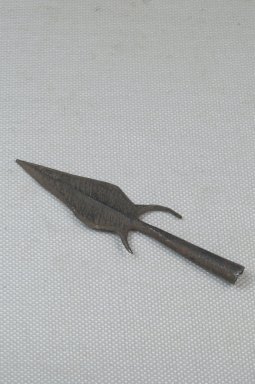  <em>Small Harpoon Point</em>. Iron Brooklyn Museum, Museum Expedition 1922, Robert B. Woodward Memorial Fund, 22.1666. Creative Commons-BY (Photo: Brooklyn Museum, CUR.22.1666_threequarter_PS5.jpg)