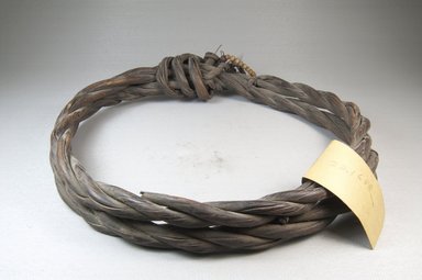  <em>Coil of Rope</em>. Fiber, 11 in. (28 cm). Brooklyn Museum, Museum Expedition 1922, Robert B. Woodward Memorial Fund, 22.1680. Creative Commons-BY (Photo: Brooklyn Museum, CUR.22.1680_front_PS5.jpg)