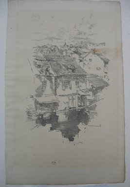 James Abbott McNeill Whistler (American, 1834-1903). <em>Vitré</em>, 1893. Lithograph, 13 x 8 1/4 in. (33 x 21 cm). Brooklyn Museum, Museum Collection Fund, 22.1766 (Photo: Brooklyn Museum, CUR.22.1766.jpg)