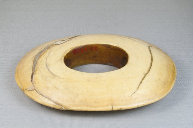  <em>Bracelet</em>. Ivory, height: 13/16 in. (2.1 cm); diameter: 6 5/8 in. (16.8 cm). Brooklyn Museum, Brooklyn Museum Collection, 22.1938. Creative Commons-BY (Photo: Brooklyn Museum, CUR.22.1938_front_PS5.jpg)
