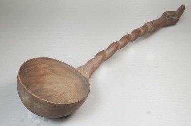 Kuba. <em>Ladle</em>, late 19th or early 20th century. Wood, 4 3/4 x 20 7/8 in. (12.1 x 53 cm). Brooklyn Museum, Museum Expedition 1922, Robert B. Woodward Memorial Fund, 22.252. Creative Commons-BY (Photo: Brooklyn Museum, CUR.22.252_threequarter_PS5.jpg)