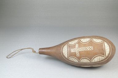  <em>Calabash</em>, before 1922. Gourd, raffia, height: 7 1/2 in. (19 cm); diameter: 2 7/8 in. (7.3 cm). Brooklyn Museum, Museum Expedition 1922, Robert B. Woodward Memorial Fund, 22.366. Creative Commons-BY (Photo: Brooklyn Museum, CUR.22.366_front_PS5.jpg)
