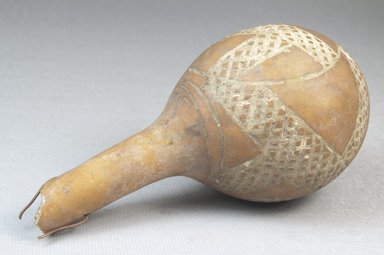  <em>Calabash</em>, before 1922. Calabash, clay, height: 4 3/4 in. (12 cm); diameter: 2 5/16 in. (5.9 cm). Brooklyn Museum, Museum Expedition 1922, Robert B. Woodward Memorial Fund, 22.375. Creative Commons-BY (Photo: Brooklyn Museum, CUR.22.375_threequarter_PS5.jpg)