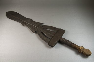 Poto. <em>Sword</em>, 19th century. Iron, wire, 4 3/4 x 21 7/16 in. (12 x 54.5 cm). Brooklyn Museum, Museum Expedition 1922, Robert B. Woodward Memorial Fund, 22.442. Creative Commons-BY (Photo: Brooklyn Museum, CUR.22.442_threequarter_PS5.jpg)