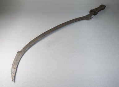 Boa. <em>Sword</em>, 19th century. Iron, wood, metal wire, 1 9/16 x 23 5/8 in. (4 x 60 cm). Brooklyn Museum, Museum Expedition 1922, Robert B. Woodward Memorial Fund, 22.505. Creative Commons-BY (Photo: Brooklyn Museum, CUR.22.505_threequarter_PS5.jpg)