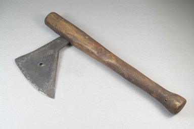  <em>Axe with Handle and Blade</em>, late 19th century. Wood and iron, 5 1/2 x 12 13/16 in. (14 x 32.5 cm). Brooklyn Museum, Museum Expedition 1922, Robert B. Woodward Memorial Fund, 22.580. Creative Commons-BY (Photo: Brooklyn Museum, CUR.22.580_threequarter_PS5.jpg)