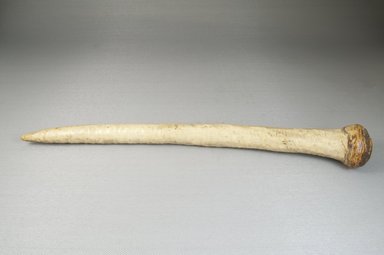  <em>[Pick]</em>, before 1922. Ivory, 1 3/4 x 13 in. (4.4 x 33 cm). Brooklyn Museum, Museum Expedition 1922, Robert B. Woodward Memorial Fund, 22.599. Creative Commons-BY (Photo: Brooklyn Museum, CUR.22.599_front_PS5.jpg)