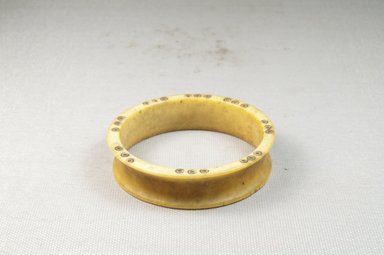  <em>Bracelet</em>. Engraved ivory Brooklyn Museum, Museum Expedition 1922, Robert B. Woodward Memorial Fund, 22.632. Creative Commons-BY (Photo: Brooklyn Museum, CUR.22.632_front_PS5.jpg)