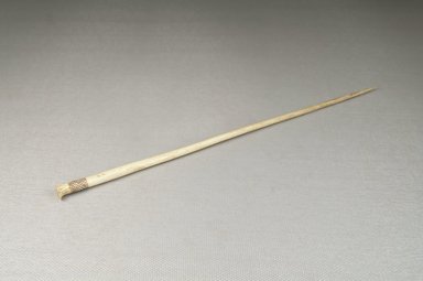  <em>Hair Ornament</em>. Engraved ivory Brooklyn Museum, Museum Expedition 1922, Robert B. Woodward Memorial Fund, 22.698. Creative Commons-BY (Photo: Brooklyn Museum, CUR.22.698_threequarter_PS5.jpg)
