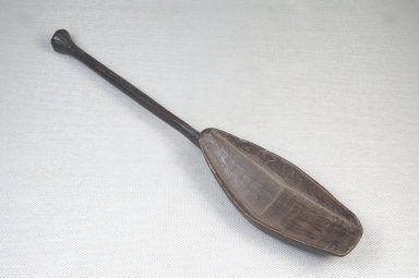 Ngombe. <em>Spoon</em>, late 19th-early 20th century. Wood, 1 3/4 x 9 in. (4.4 x 22.8 cm). Brooklyn Museum, Museum Expedition 1922, Robert B. Woodward Memorial Fund, 22.734. Creative Commons-BY (Photo: Brooklyn Museum, CUR.22.734_top_PS5.jpg)
