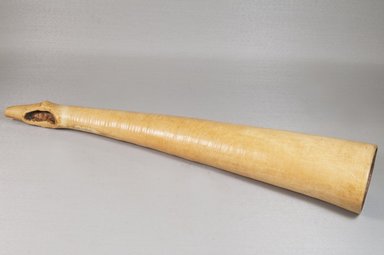  <em>Horn</em>. Plain light ivory Brooklyn Museum, Museum Expedition 1922, Robert B. Woodward Memorial Fund, 22.762. Creative Commons-BY (Photo: Brooklyn Museum, CUR.22.762_top_PS5.jpg)