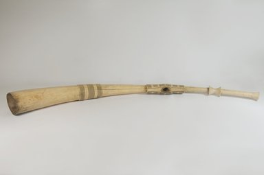  <em>Side-Blown Horn</em>. Engraved light ivory Brooklyn Museum, Museum Expedition 1922, Robert B. Woodward Memorial Fund, 22.766. Creative Commons-BY (Photo: Brooklyn Museum, CUR.22.766_top_PS5.jpg)