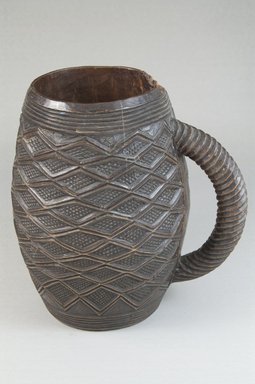 Kuba. <em>Cup</em>, early 20th century. Wood, height: 7 1/16 in. (18 cm); diameter: 3 3/8 in. (8.6 cm). Brooklyn Museum, Museum Expedition 1922, Robert B. Woodward Memorial Fund, 22.796. Creative Commons-BY (Photo: Brooklyn Museum, CUR.22.796_front_PS5.jpg)