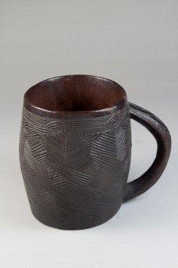 Kuba. <em>Cup</em>, early 20th century. Wood, 4 5/16 x 4 5/16 x 3 1/8 in. (11 x 11 x 8 cm). Brooklyn Museum, Museum Expedition 1922, Robert B. Woodward Memorial Fund, 22.797. Creative Commons-BY (Photo: Brooklyn Museum, CUR.22.797_front_PS5.jpg)