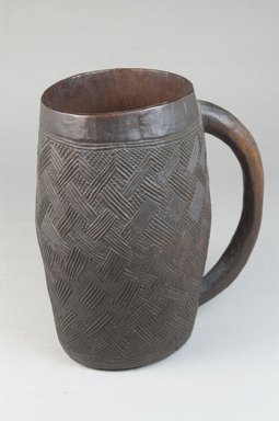 Kuba. <em>Cup</em>, early 20th century. Wood, height: 5 7/8 in. (15 cm); diameter: 2 15/16 in. (7.5 cm). Brooklyn Museum, Museum Expedition 1922, Robert B. Woodward Memorial Fund, 22.798. Creative Commons-BY (Photo: Brooklyn Museum, CUR.22.798_front_PS5.jpg)