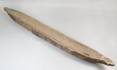  <em>Model of Canoe</em>. Brooklyn Museum, Museum Expedition 1922, Robert B. Woodward Memorial Fund, 22.825. Creative Commons-BY (Photo: Brooklyn Museum, CUR.22.825_threequarter_PS5.jpg)