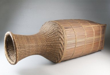  <em>Cassava Sifter</em>, early 20th century. Vegetal fiber, height: (53.5 cm). Brooklyn Museum, Museum Expedition 1922, Robert B. Woodward Memorial Fund, 22.835. Creative Commons-BY (Photo: Brooklyn Museum, CUR.22.835_threequarter_PS5.jpg)