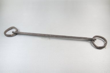  <em>Implement, Shaft and Two Rings</em>. Iron, 18 7/8 x 2 9/16 in. (48 x 6.5 cm). Brooklyn Museum, Museum Expedition 1922, Robert B. Woodward Memorial Fund, 22.880. Creative Commons-BY (Photo: Brooklyn Museum, CUR.22.880_front_PS5.jpg)