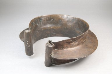  <em>Anklet</em>. Copper, 2 3/4 x 7 1/2 in. (7 x 19 cm). Brooklyn Museum, Museum Expedition 1922, Robert B. Woodward Memorial Fund, 22.882. Creative Commons-BY (Photo: Brooklyn Museum, CUR.22.882_threequarter_PS5.jpg)