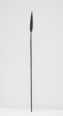  <em>Spear</em>. Iron, wood, 66 15/16 x 1 15/16 in. (170 x 5 cm). Brooklyn Museum, Museum Expedition 1922, Robert B. Woodward Memorial Fund, 22.926. Creative Commons-BY (Photo: Brooklyn Museum, CUR.22.926_front_PS5.jpg)