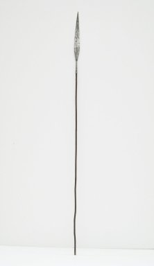  <em>Spear</em>. Iron, wood, 68 1/8 x 1 9/16 in. (173 x 4 cm). Brooklyn Museum, Museum Expedition 1922, Robert B. Woodward Memorial Fund, 22.948. Creative Commons-BY (Photo: Brooklyn Museum, CUR.22.948_front_PS5.jpg)