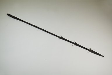  <em>Harpoon</em>. Iron, 24 13/16 x 1 3/16 in. (63 x 3 cm). Brooklyn Museum, Museum Expedition 1922, Robert B. Woodward Memorial Fund, 22.970. Creative Commons-BY (Photo: Brooklyn Museum, CUR.22.970_threequarter_PS5.jpg)