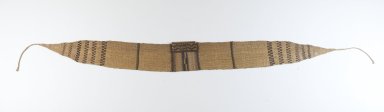  <em>Headband</em>. Raffia, 34 5/8 x 2 3/4 in. (88 x 7 cm). Brooklyn Museum, Museum Expedition 1922, Robert B. Woodward Memorial Fund, 22.998. Creative Commons-BY (Photo: Brooklyn Museum, CUR.22.998_top_PS5.jpg)