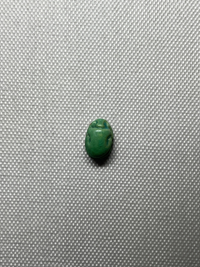  <em>Scarab</em>, ca. 1352-1336 B.C.E. Steatite, 1/4 × 3/8 × 1/2 in. (0.7 × 1 × 1.3 cm). Brooklyn Museum, Gift of the Egypt Exploration Society, 25.886.3. Creative Commons-BY (Photo: Brooklyn Museum, CUR.25.886.3_overall.JPG)
