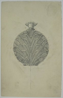 Frederick John Beck (American, 1864-1917). <em>Watch-case Design</em>. Graphite on paper, 3 7/8 x 2 1/2 in. (9.8 x 6.4 cm). Brooklyn Museum, Gift of Herbert F. Beck and Frederick Lorenze Beck, 26.515.87. Creative Commons-BY (Photo: Brooklyn Museum, CUR.26.515.87.jpg)