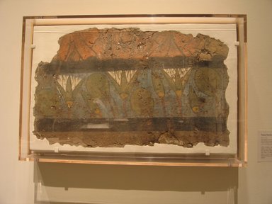  <em>Palace Painting</em>, ca. 1352–1336 B.C.E. Mud, pigment, 15 3/4 x 25 1/2 x 1 1/2 in. (40 x 64.8 x 3.8 cm). Brooklyn Museum, Gift of the Egypt Exploration Society, 27.35. Creative Commons-BY (Photo: Brooklyn Museum, CUR.27.35_wwg7.jpg)