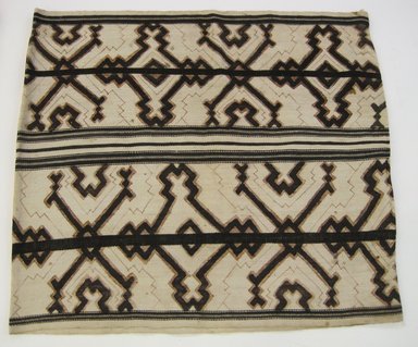 Shipibo Conibo. <em>Skirt</em>, 20th century. Cotton, pigment, 25 5/8 × 27 5/8 in. (65.1 × 70.2 cm). Brooklyn Museum, Museum Collection Fund, 29.1312.22. Creative Commons-BY (Photo: Brooklyn Museum, CUR.29.1312.22.jpg)