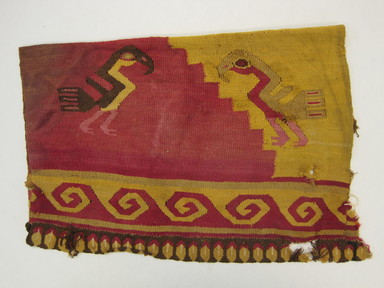 Chancay. <em>Tunic, Fragment</em>, 1000-1532. Cotton, camelid fiber, 10 1/2 × 14 3/4 × 1/4 in. (26.7 × 37.5 × 0.6 cm). Brooklyn Museum, Museum Collection Fund, 29.1312.5. Creative Commons-BY (Photo: , CUR.29.1312.5_view01.jpg)