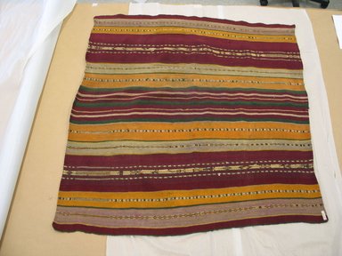 Aymara. <em>Shawl</em>, 20th century. Camelid fiber, 39 1/2 x 36 in. (100.3 x 91.4 cm). Brooklyn Museum, Alfred T. White Fund, 30.1165.20. Creative Commons-BY (Photo: Brooklyn Museum, CUR.30.1165.20.jpg)