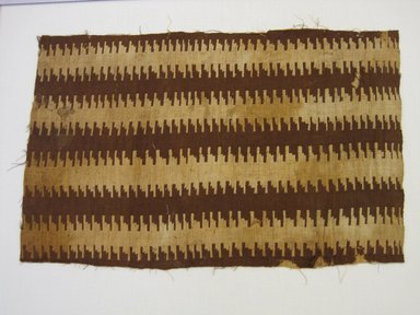 Chancay. <em>Textile Fragment, unascertainable</em>, 1400-1532. Cotton, 13 3/16 × 20 11/16 in. (33.5 × 52.5 cm). Brooklyn Museum, Gift of George D. Pratt, 30.1181. Creative Commons-BY (Photo: , CUR.30.1181.jpg)