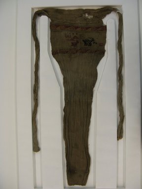 Chimú. <em>Loincloth or Loincloth, Whole?</em>, 1000-1400. Cotton, camelid fiber, 25 3/16 x 7 7/8in. (64 x 20cm). Brooklyn Museum, Museum Collection Fund, 30.1188. Creative Commons-BY (Photo: Brooklyn Museum, CUR.30.1188.jpg)
