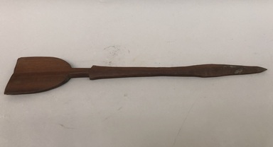 Arekuna. <em>War Club</em>, early 20th century. Wood, 24 13/16 × 4 9/16 × 3/4 in. (63 × 11.6 × 1.9 cm). Brooklyn Museum, Museum Expedition 1930, Robert B. Woodward Memorial Fund and the Museum Collection Fund, 30.1291. Creative Commons-BY (Photo: Brooklyn Museum, CUR.30.1291_view01.jpg)