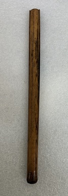 Makushi-Monaiko. <em>Paint Tube</em>, early 20th century. Bamboo, pigment, 12 13/16 × 7/8 × 5/8 in. (32.5 × 2.2 × 1.6 cm). Brooklyn Museum, Museum Expedition 1930, Robert B. Woodward Memorial Fund and the Museum Collection Fund, 30.1307. Creative Commons-BY (Photo: Brooklyn Museum photogaph, CUR.30.1307.jpg)