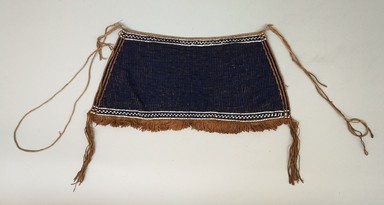 Yekuana. <em>Apron</em>, early 20th century. Cotton, glass beads, 11 1/2 × 14 5/8 × 1/4 in. (29.2 × 37.1 × 0.6 cm). Brooklyn Museum, Museum Expedition 1930, Robert B. Woodward Memorial Fund and the Museum Collection Fund, 30.1345. Creative Commons-BY (Photo: Brooklyn Museum, CUR.30.1345.jpg)