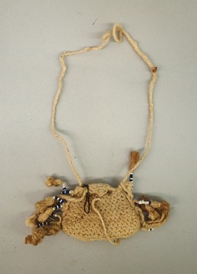 Pishanko. <em>Bag</em>, early 20th century. Cotton, glass beads, 8 1/4 × 5 1/2 × 3/4 in. (21 × 14 × 1.9 cm). Brooklyn Museum, Museum Expedition 1930, Robert B. Woodward Memorial Fund and the Museum Collection Fund, 30.1348. Creative Commons-BY (Photo: Brooklyn Museum, CUR.30.1348.jpg)