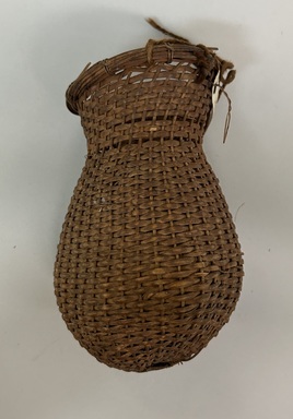 Kamaragoto. <em>Small Funnel Shaped Basket</em>, early 20th century. Plant fiber, 6 1/4 × 4 × 3 1/2 in. (15.9 × 10.2 × 8.9 cm). Brooklyn Museum, Museum Expedition 1930, Robert B. Woodward Memorial Fund and the Museum Collection Fund, 30.1373. Creative Commons-BY (Photo: Brooklyn Museum photogaph, CUR.30.1373.jpg)