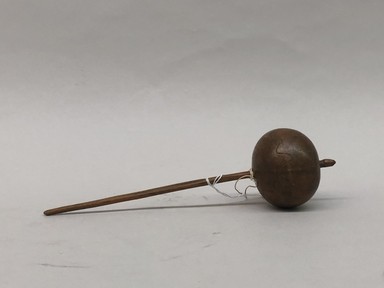 Makushi-Monaiko. <em>Dance Rattle</em>, early 20th century. Gourd, wood, 11 3/4 × 3 1/2 × 3 1/2 in. (29.8 × 8.9 × 8.9 cm). Brooklyn Museum, Museum Expedition 1930, Robert B. Woodward Memorial Fund and the Museum Collection Fund, 30.1417. Creative Commons-BY (Photo: Brooklyn Museum, CUR.30.1417_view01.jpg)