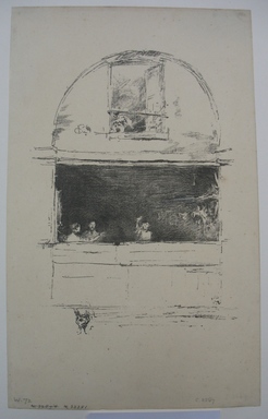 James Abbott McNeill Whistler (American, 1834-1903). <em>The Forge-Passage du dragon</em>, 1894. Lithograph, 8 11/16 x 6 1/8 in. (22.1 x 15.6 cm). Brooklyn Museum, Frank Sherman Benson Fund, 30.1479 (Photo: Brooklyn Museum, CUR.30.1479.jpg)